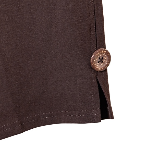 Jones New York Women's Pull On Siesta Capri Pants; Brown; Size: Large - Picture 4 of 8